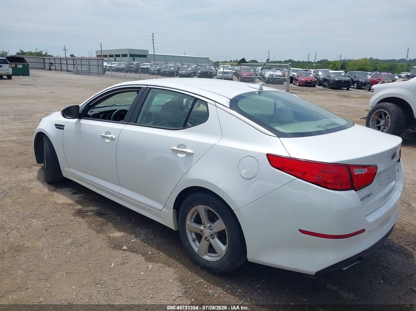 Vin: 5xxgm4a71eg299204, lot: 46230003, kia optima lx 20143