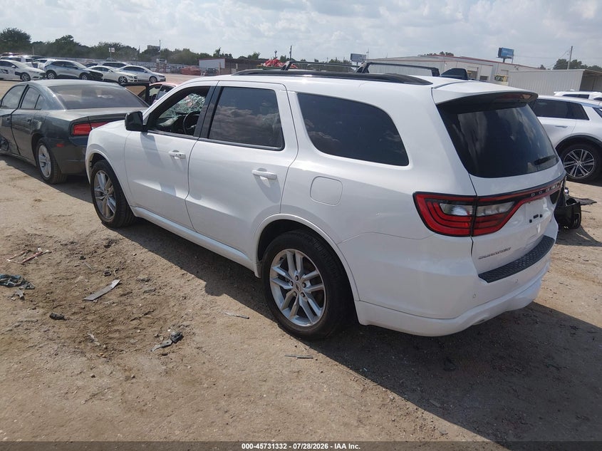 Vin: 1c4rdhdg2pc677058, lot: 46230031, dodge durango gt plus rwd 20233