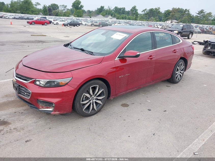 Vin: 1g1ze5st8hf135225, lot: 46230032, chevrolet malibu 1lt 20172