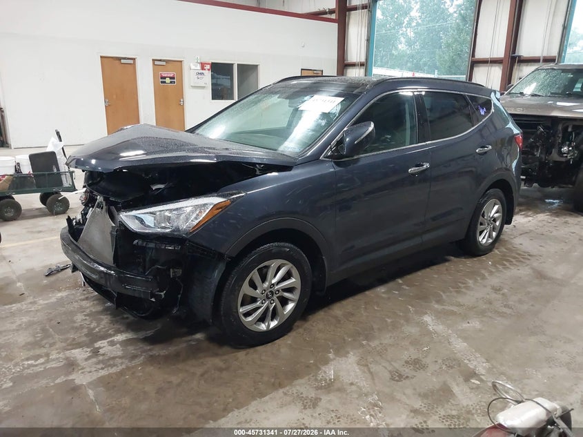 Vin: 5xyzudlb5gg324596, lot: 46230040, hyundai santa fe sport 2.4l 20162