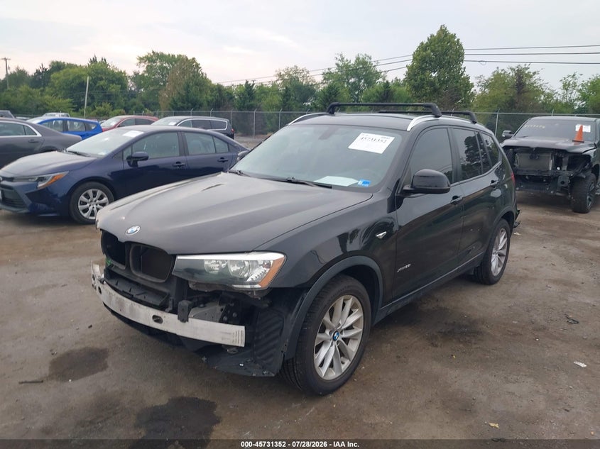 Vin: 5uxwx9c33h0w69583, lot: 46230051, bmw x3 xdrive28i 20172