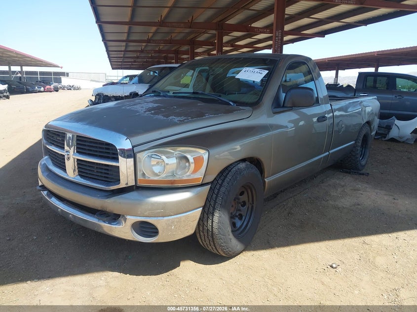 2006 Dodge RAM, Right Side, IAAI, VIN 3D7KR26CX6C181680 — photo 2