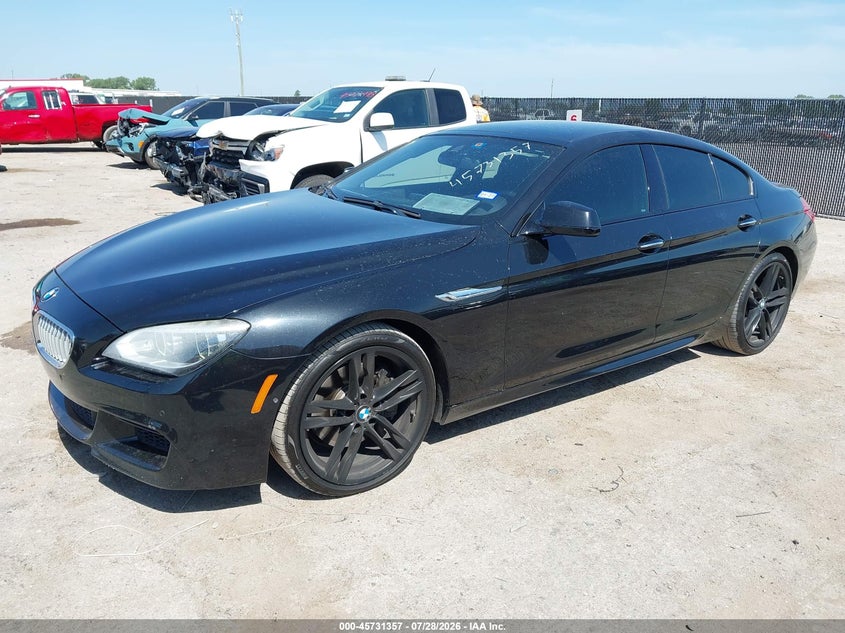Vin: wba6b2c59fd129957, lot: 46230057, bmw 650i gran coupe 20152