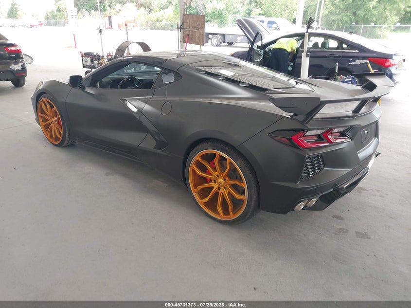 Vin: 1g1y72d40l5103877, lot: 46230072, chevrolet corvette stingray rwd  2lt 20203