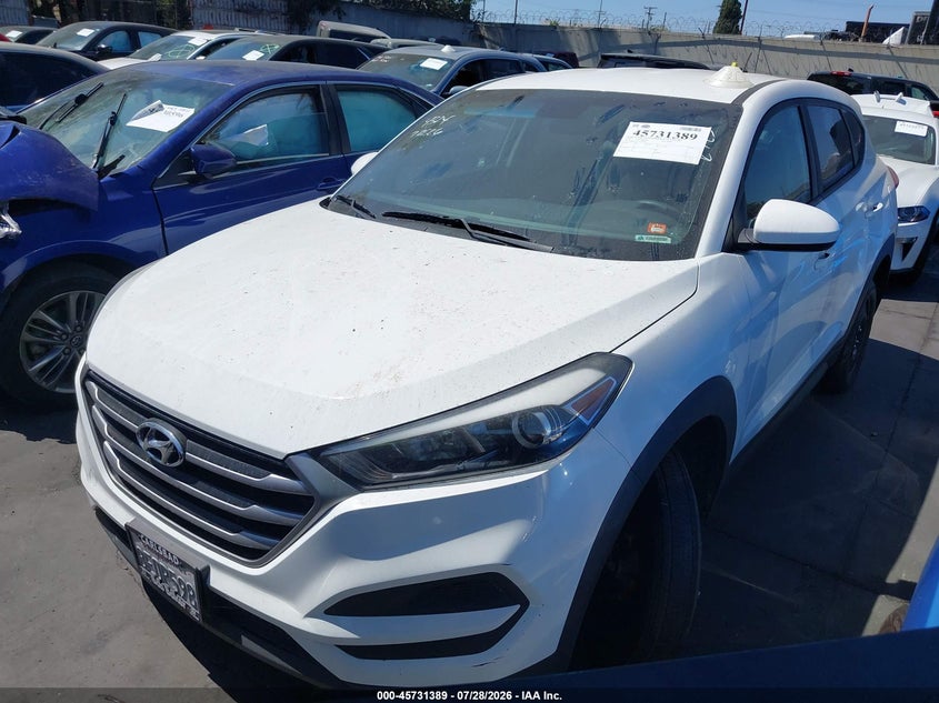 Vin: km8j23a47ju750695, lot: 46230088, hyundai tucson se 20182