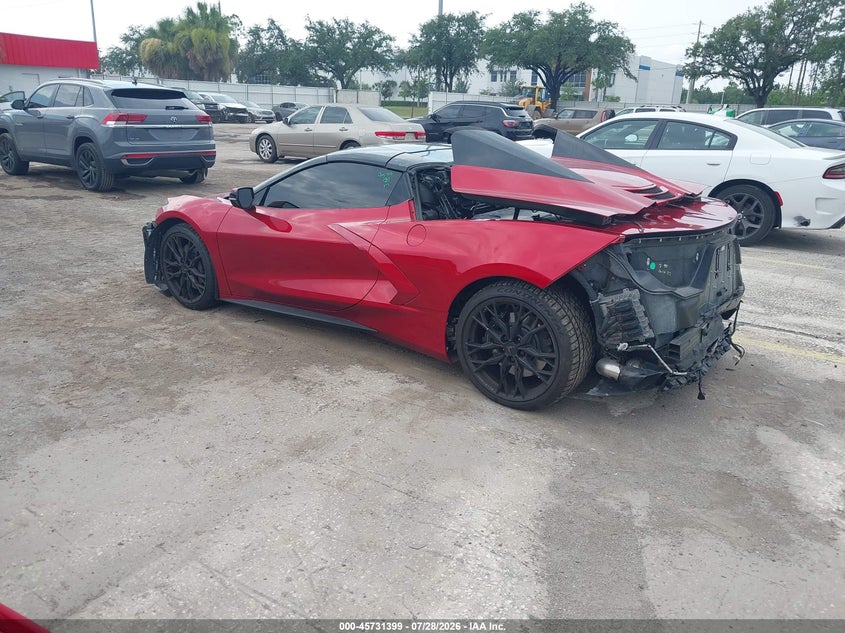 Vin: 1g1yb3d40p5112637, lot: 46230098, chevrolet corvette stingray rwd  2lt 20233