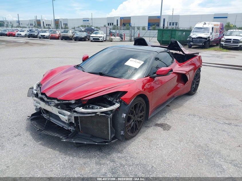Vin: 1g1yb3d40p5112637, lot: 46230098, chevrolet corvette stingray rwd  2lt 20232
