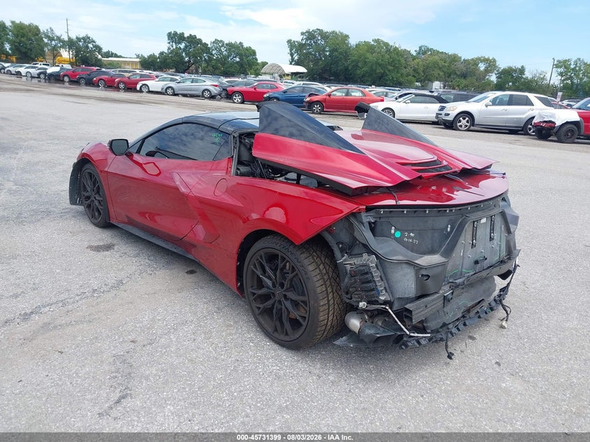 Vin: 1g1yb3d40p5112637, lot: 46230098, chevrolet corvette stingray rwd  2lt 20233