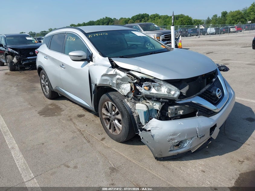 Vin: 5n1az2mg6hn111045, lot: 46230111, nissan murano sv 2017 img_1