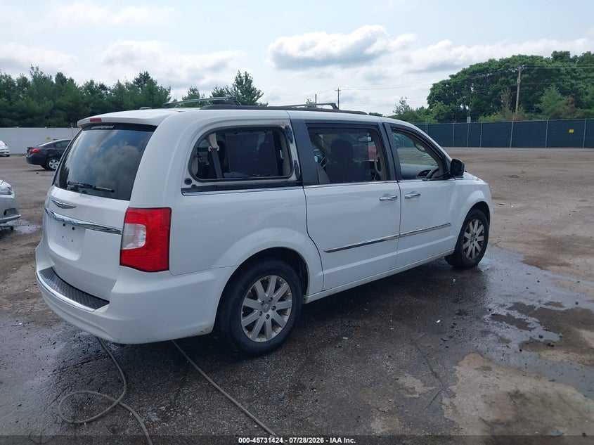 Vin: 2c4rc1bg7gr200775, lot: 46230123, chrysler town & country touring 20164
