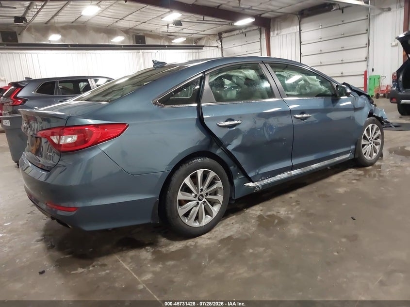Vin: 5npe34afxgh290137, lot: 46230127, hyundai sonata sport 20164