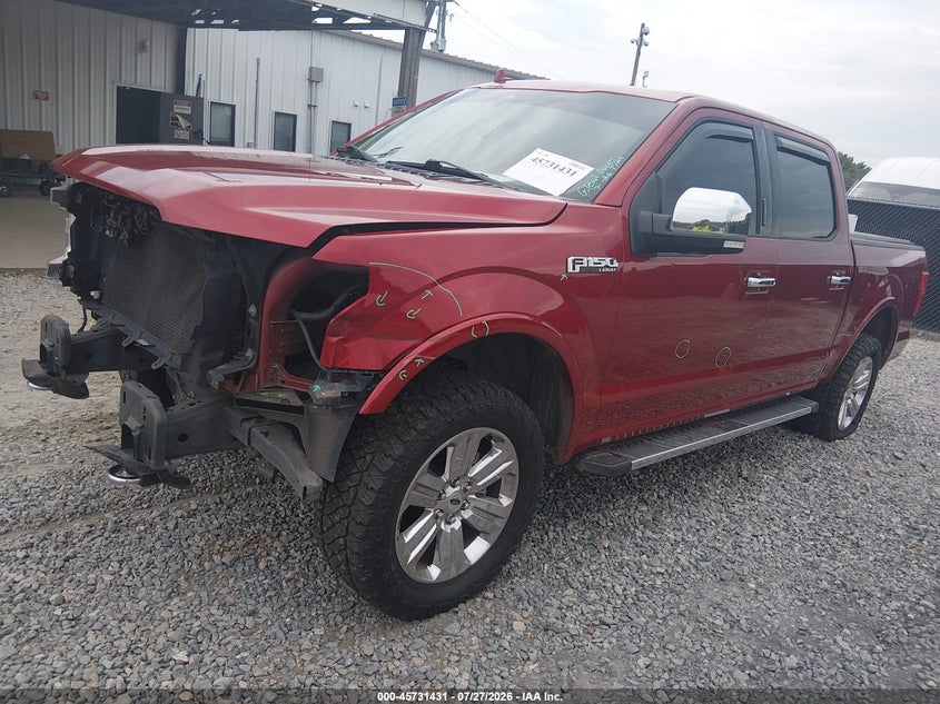 Vin: 1ftew1e59jfc91501, lot: 46230130, ford f-150 lariat 20182