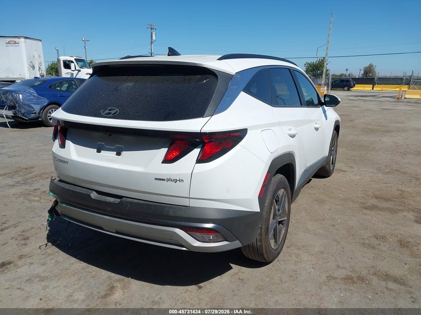 Vin: km8jbdd27su298023, lot: 46230133, hyundai tucson plug-in hybrid sel 20254