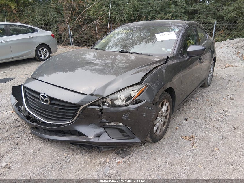 Vin: jm1bm1v71e1196265, lot: 46230146, mazda mazda3 i touring 20142