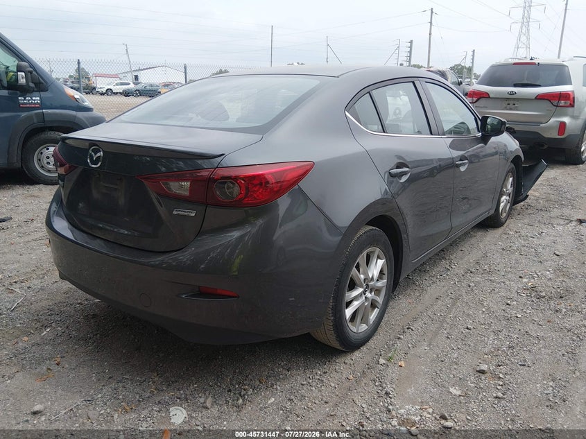 Vin: jm1bm1v71e1196265, lot: 46230146, mazda mazda3 i touring 20144
