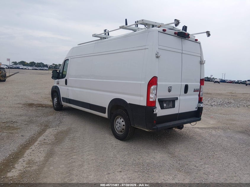 Vin: 3c6lrvdg6ne102819, lot: 46230160, ram promaster 2500 20223