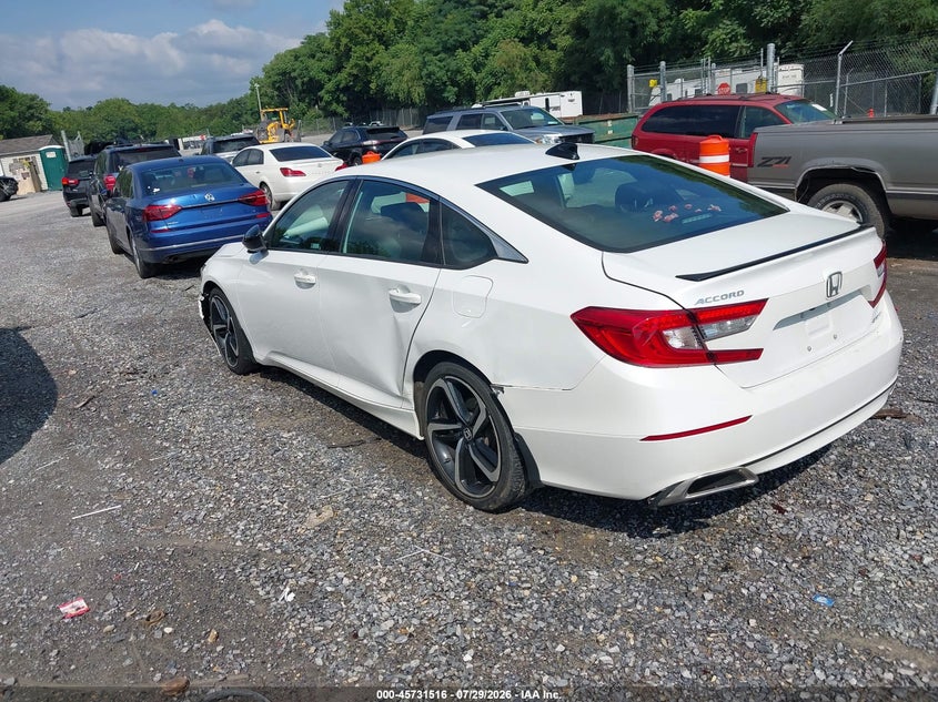 2022 HONDA ACCORD auction photo 3