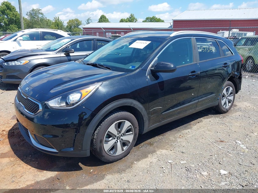 Vin: kndcb3lc0j5109870, lot: 46230228, kia niro lx 20182