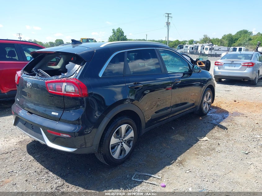Vin: kndcb3lc0j5109870, lot: 46230228, kia niro lx 20184