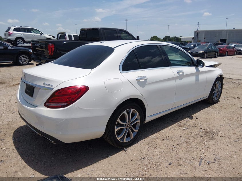 Vin: 55swf4kb8ju273204, lot: 46230241, mercedes-benz c 300 4matic 20184