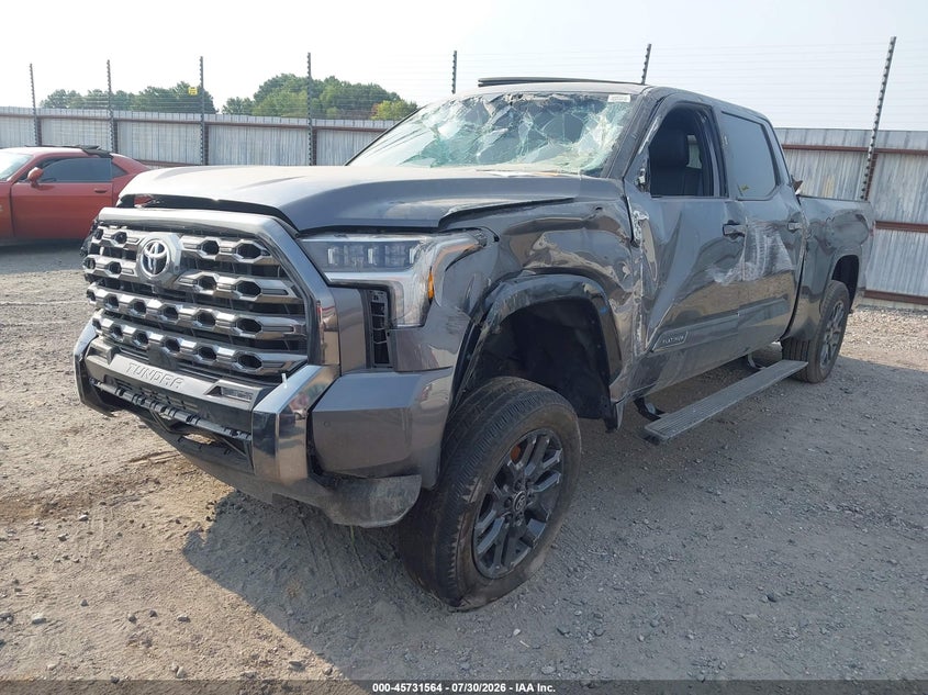 Vin: 5tfna5ec0sx047722, lot: 46230262, toyota tundra platinum 20252