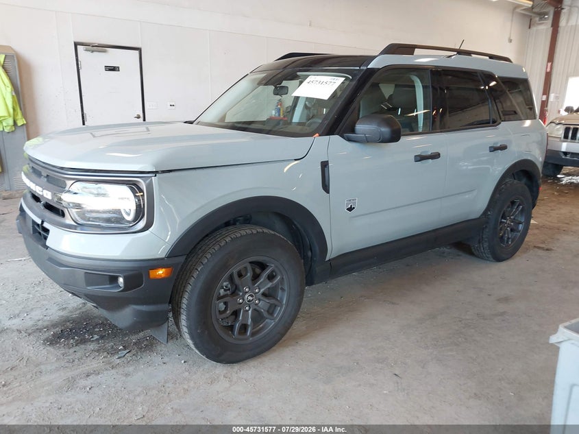 Vin: 3fmcr9b61rrf58215, lot: 46230276, ford bronco sport big bend 20242