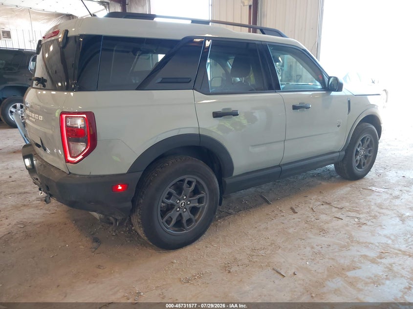 Vin: 3fmcr9b61rrf58215, lot: 46230276, ford bronco sport big bend 20244
