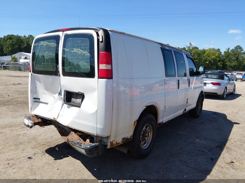 Vin: 1gczgfaa3a1120741, lot: 46230319, chevrolet express 2500 work van 20104