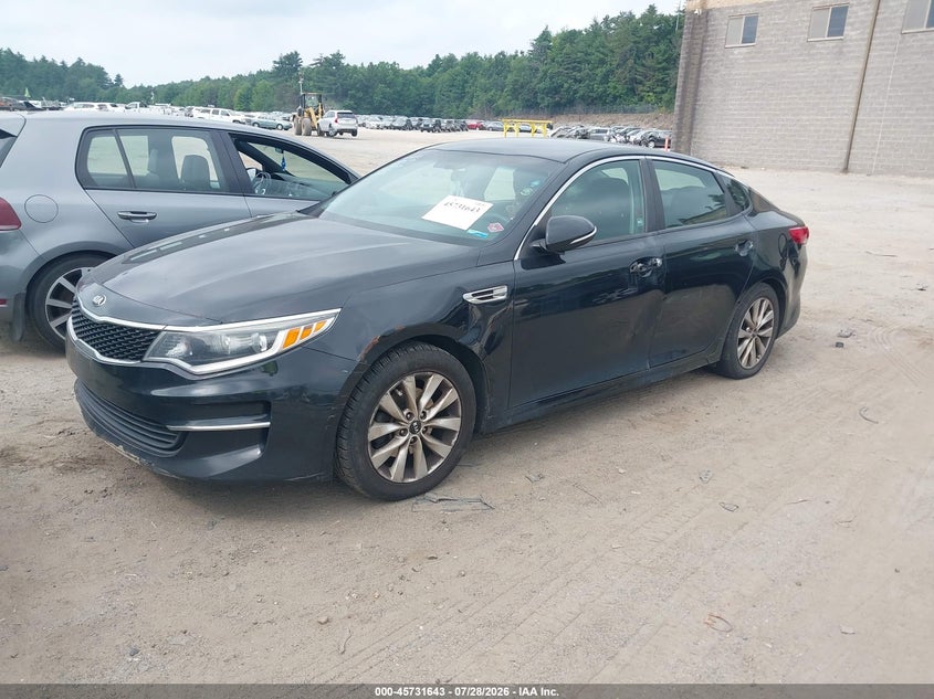 Vin: 5xxgt4l38gg066582, lot: 46230342, kia optima lx 20162