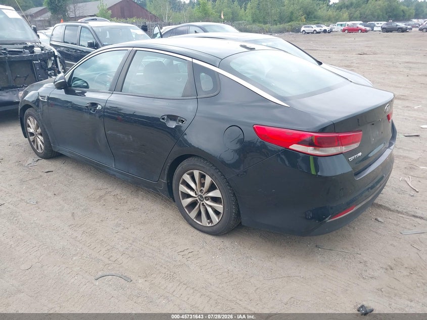 Vin: 5xxgt4l38gg066582, lot: 46230342, kia optima lx 20163