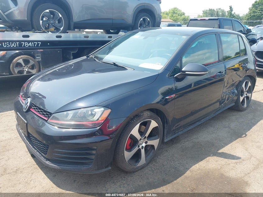 Vin: 3vw4t7au5gm018064, lot: 46230356, volkswagen golf gti se 4-door 20162