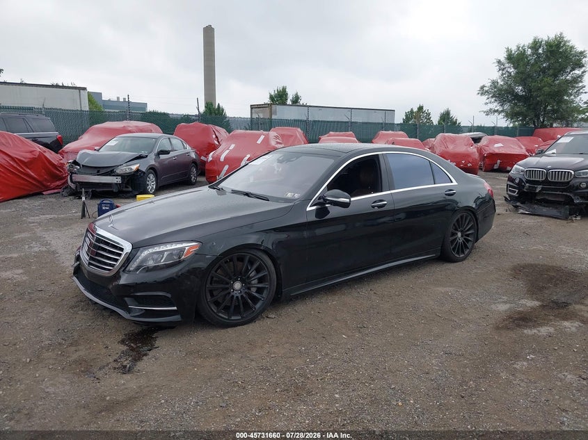 2015 MERCEDES-BENZ S 550 auction photo 2