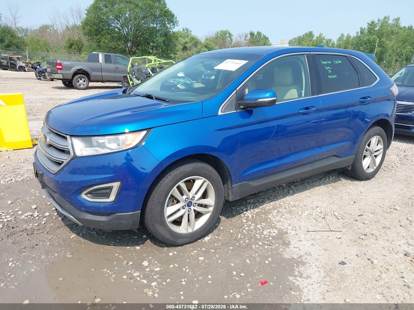 Vin: 2fmpk4j90jbc46247, lot: 46230381, ford edge sel 20182