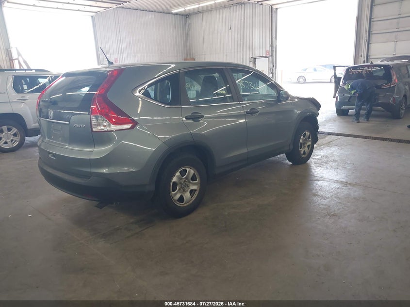 Vin: 5j6rm4h33cl064564, lot: 46230383, honda cr-v lx 20124
