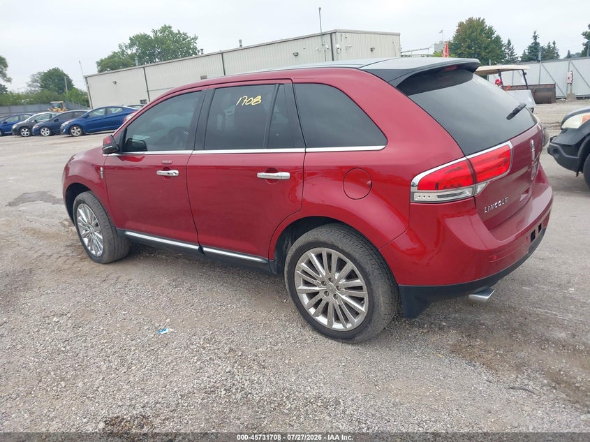 2013 LINCOLN MKX auction photo 3