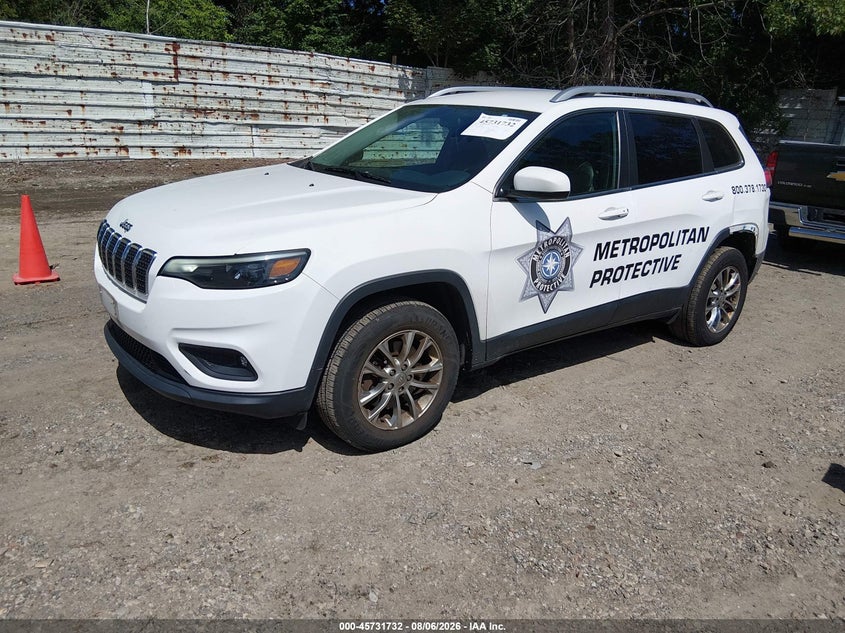 Vin: 1c4pjmlb7kd190911, lot: 46230431, jeep cherokee latitude plus 4x4 20192