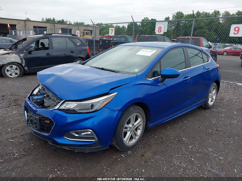 Vin: 3g1be6sm5hs565354, lot: 46230444, chevrolet cruze lt auto 20172