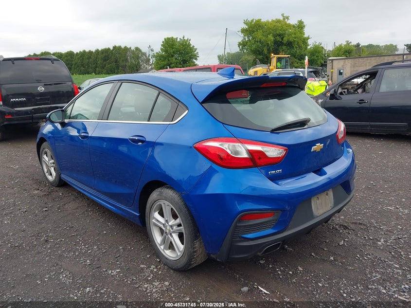 Vin: 3g1be6sm5hs565354, lot: 46230444, chevrolet cruze lt auto 20173