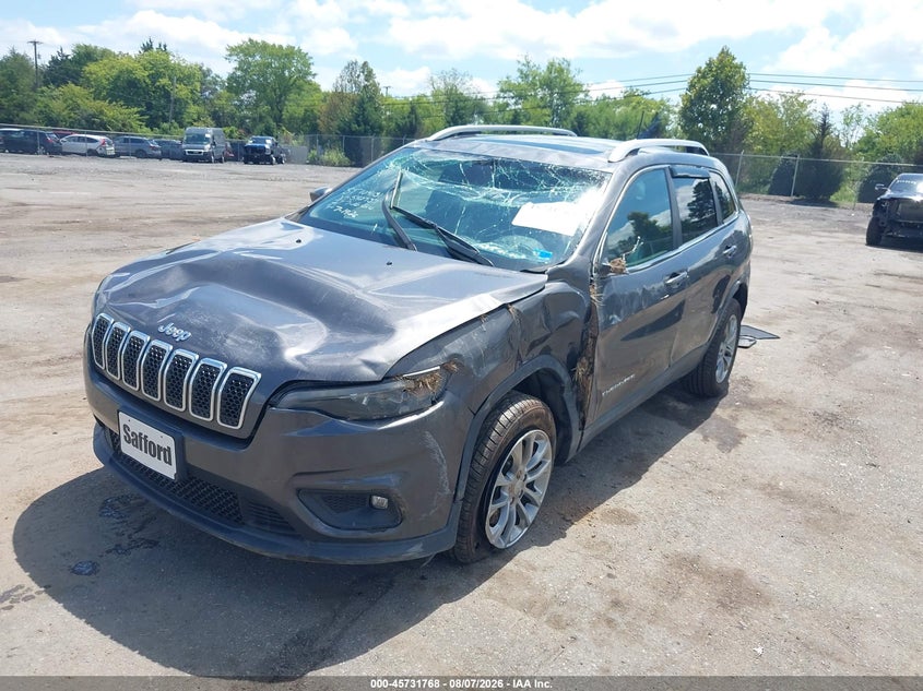 Vin: 1c4pjllb9ld542737, lot: 46230467, jeep cherokee latitude plus fwd 20202