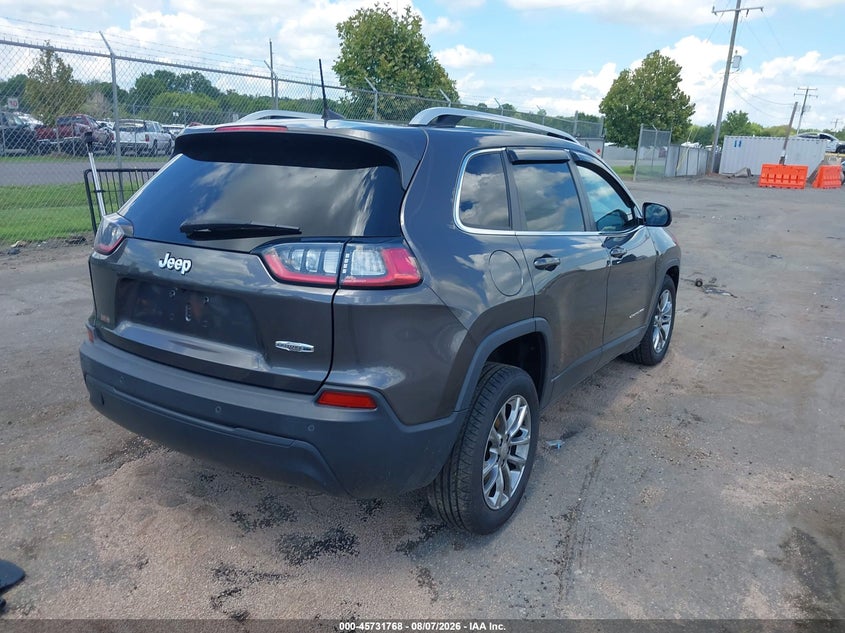 Vin: 1c4pjllb9ld542737, lot: 46230467, jeep cherokee latitude plus fwd 20204