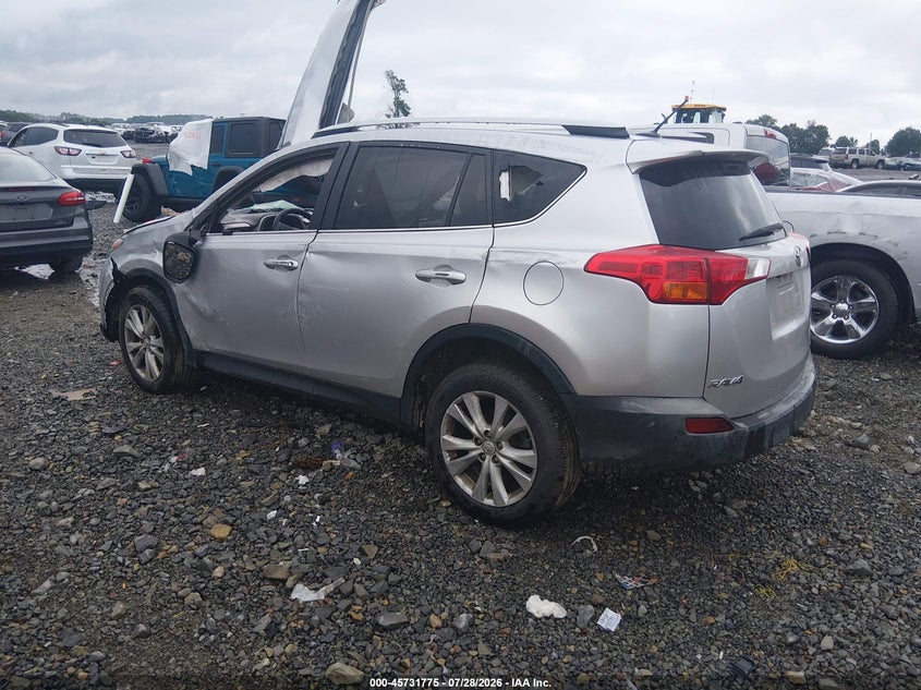 Vin: 2t3dfrev5fw338040, lot: 46230474, toyota rav4 limited 20153
