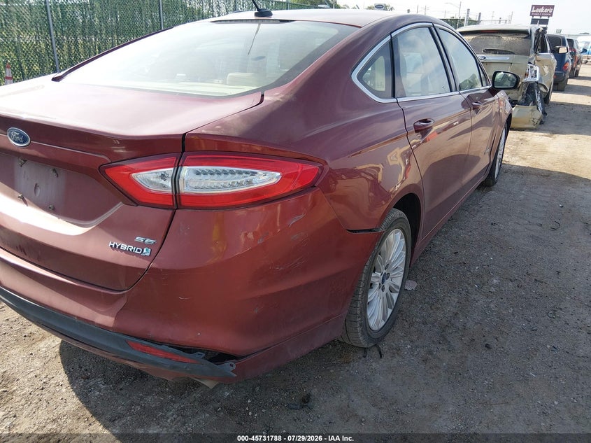 2014 FORD FUSION HYBRID auction photo 6