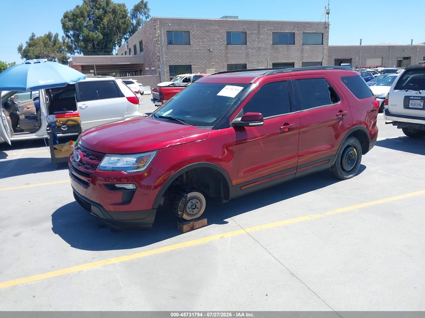 Vin: 1fm5k7dh3kga41625, lot: 46230493, ford explorer xlt 20192