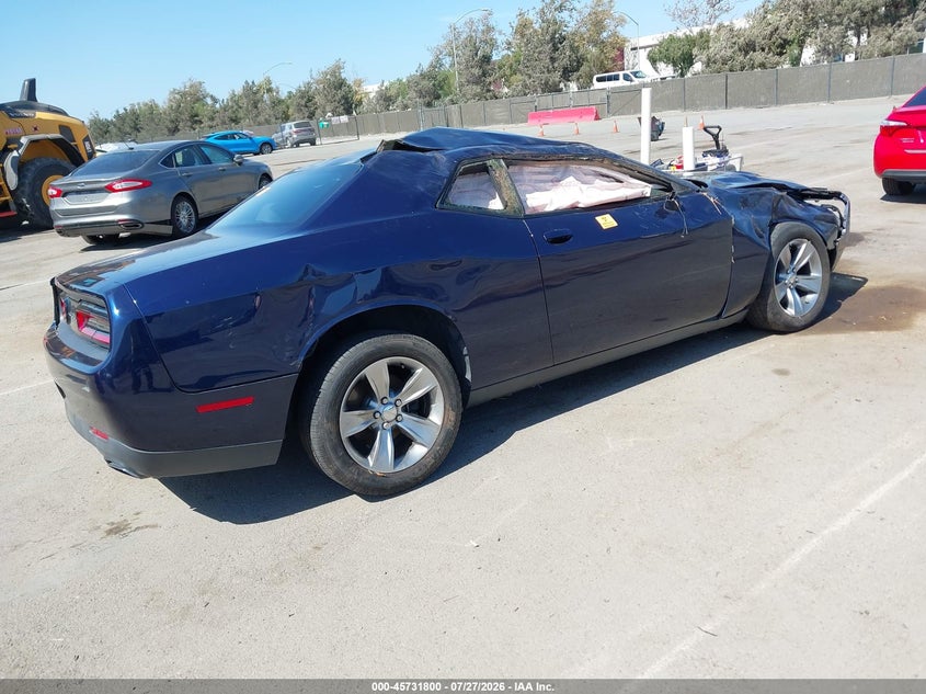 Vin: 2c3cdzag2gh108485, lot: 46230499, dodge challenger sxt 20164