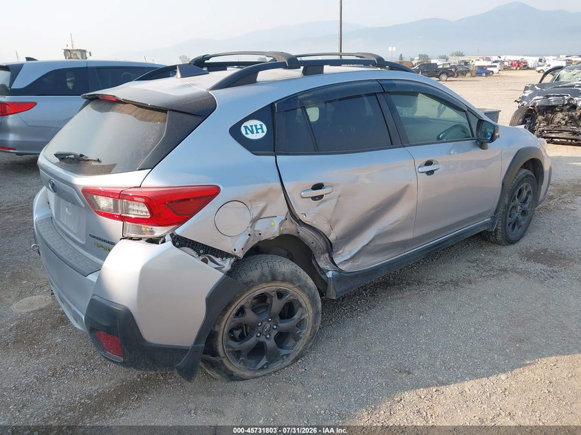 Vin: jf2gthrc2mh376905, lot: 46230502, subaru crosstrek sport 20214