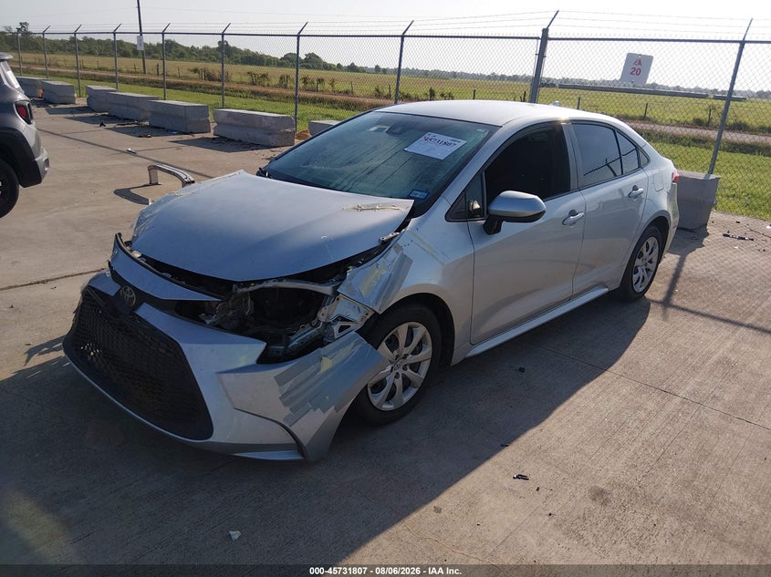 2020 Toyota Corolla, Front End, IAAI, VIN 5YFEPRAE0LP095279 — photo 2