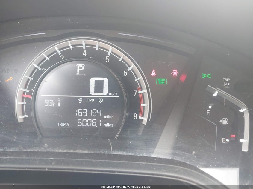 2019 HONDA CR-V auction photo 7