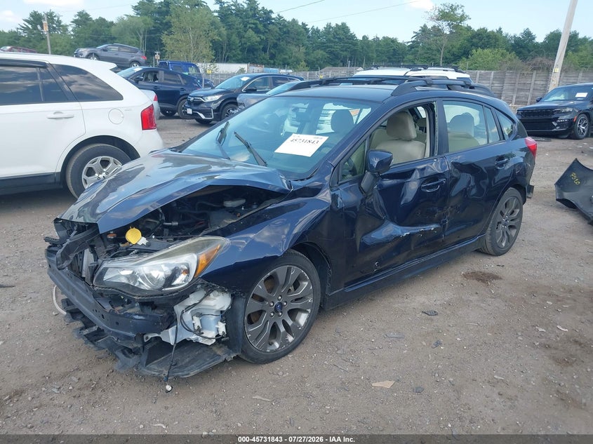 Vin: jf1gpat64fh258134, lot: 46230542, subaru impreza 2.0i sport premium 20152