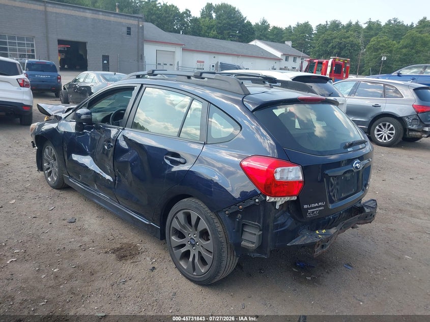 Vin: jf1gpat64fh258134, lot: 46230542, subaru impreza 2.0i sport premium 20153
