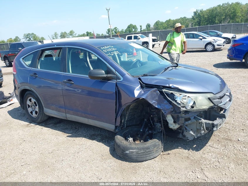 2013 Honda Cr-V Lx, Правый перёд, IAAI, VIN 5J6RM3H38DL036769